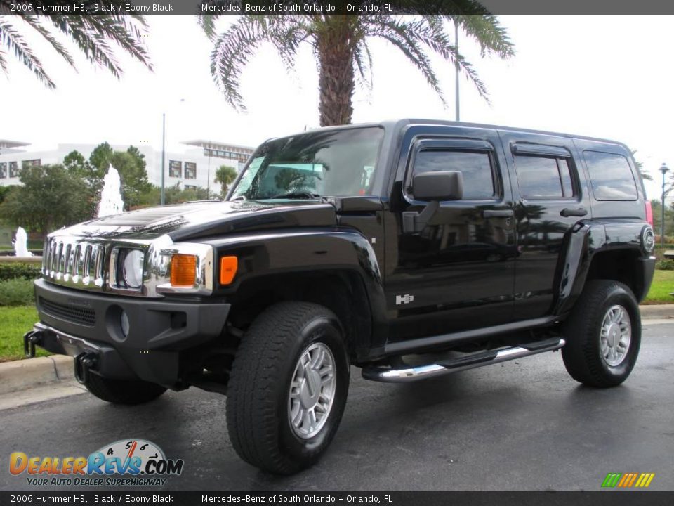 2006 Hummer H3 Black / Ebony Black Photo #2