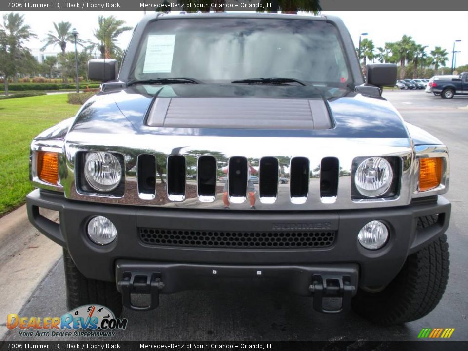 2006 Hummer H3 Black / Ebony Black Photo #3