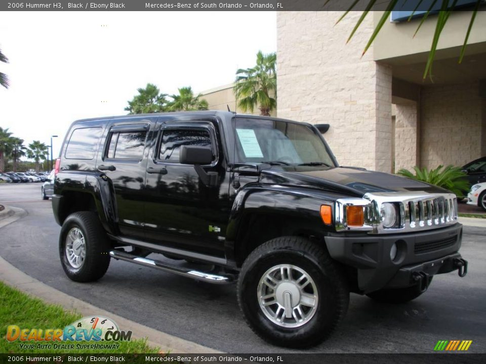 2006 Hummer H3 Black / Ebony Black Photo #4