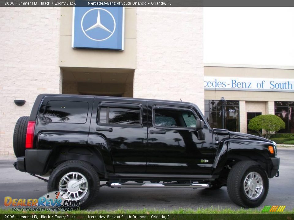 2006 Hummer H3 Black / Ebony Black Photo #5