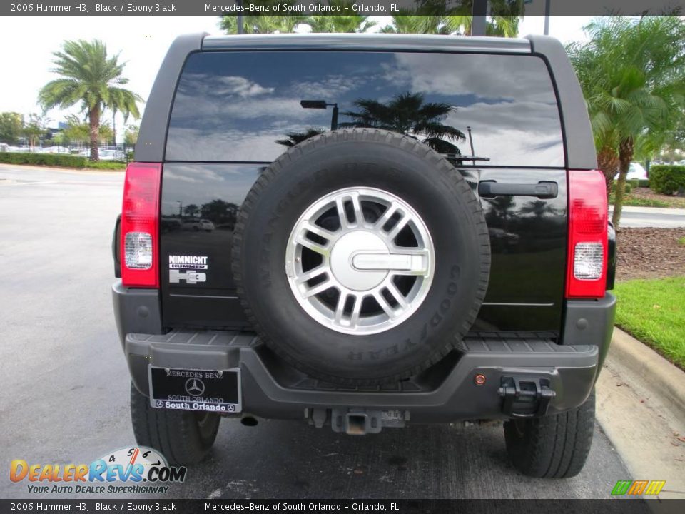 2006 Hummer H3 Black / Ebony Black Photo #6