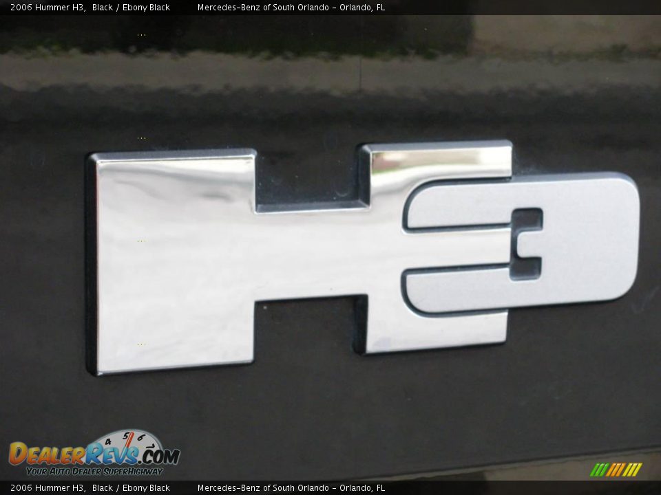 2006 Hummer H3 Black / Ebony Black Photo #8