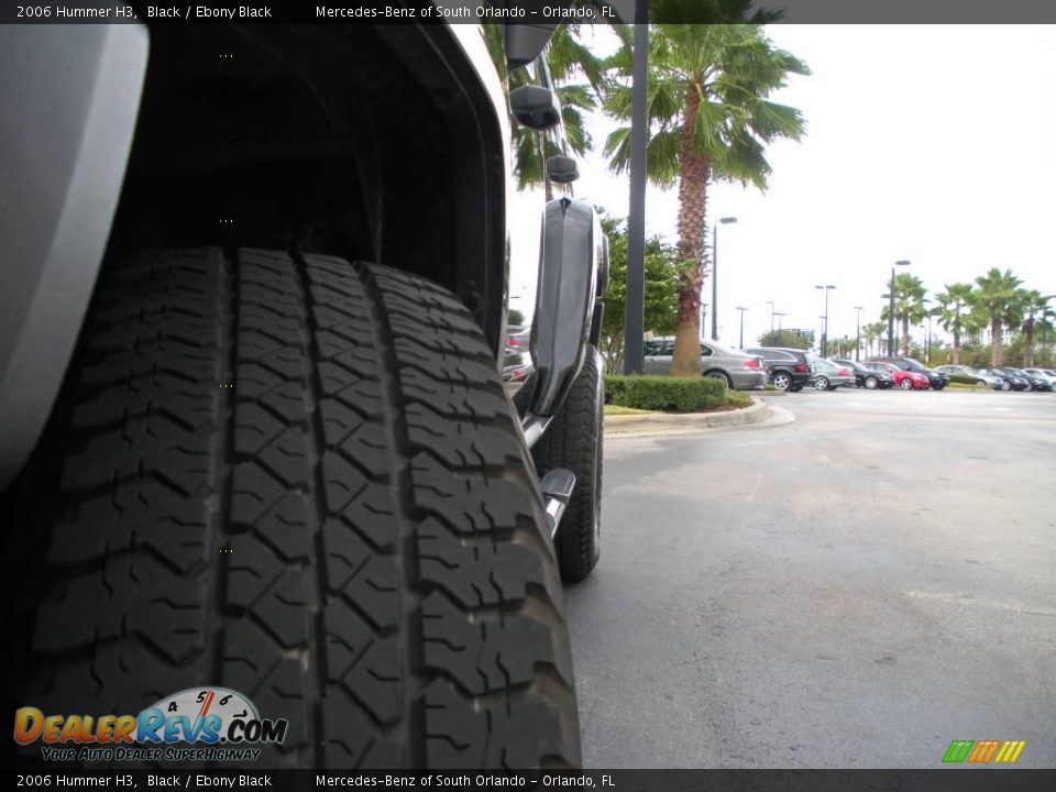 2006 Hummer H3 Black / Ebony Black Photo #9