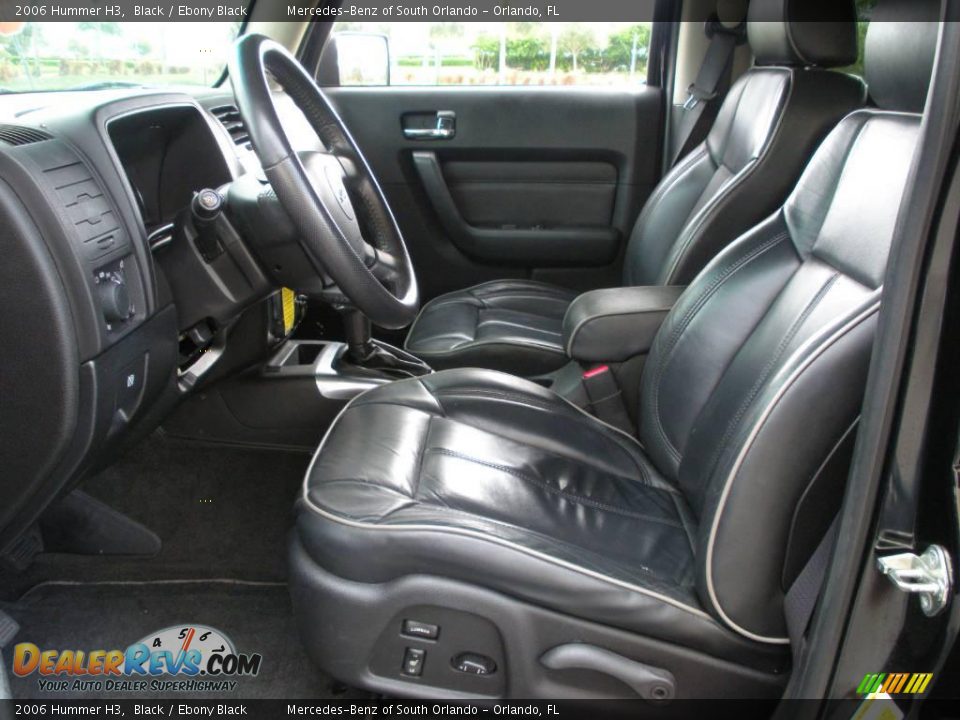 2006 Hummer H3 Black / Ebony Black Photo #10