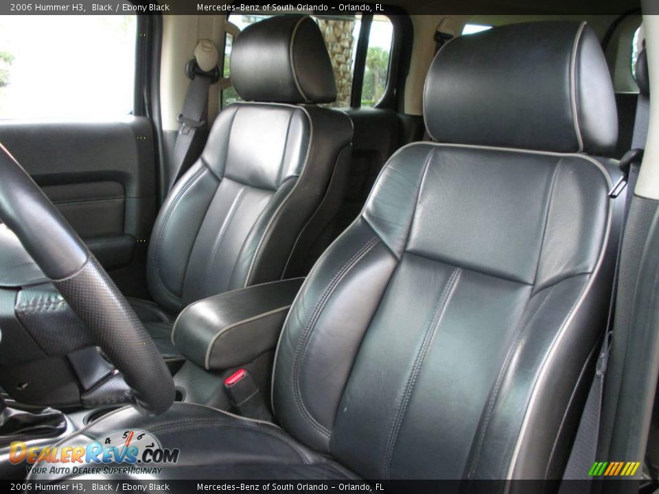 2006 Hummer H3 Black / Ebony Black Photo #11