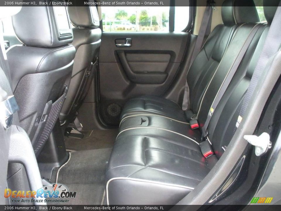 2006 Hummer H3 Black / Ebony Black Photo #12