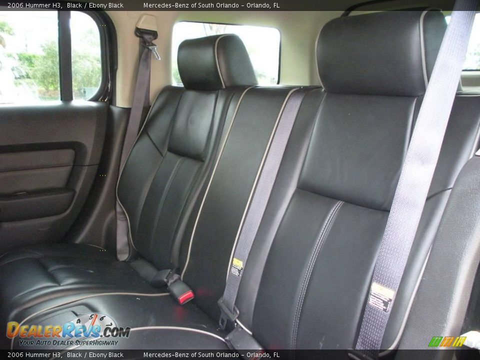 2006 Hummer H3 Black / Ebony Black Photo #13
