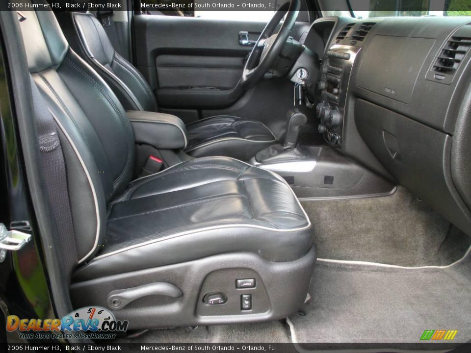 2006 Hummer H3 Black / Ebony Black Photo #15