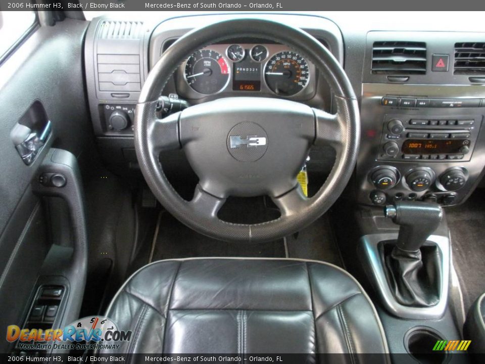 2006 Hummer H3 Black / Ebony Black Photo #18