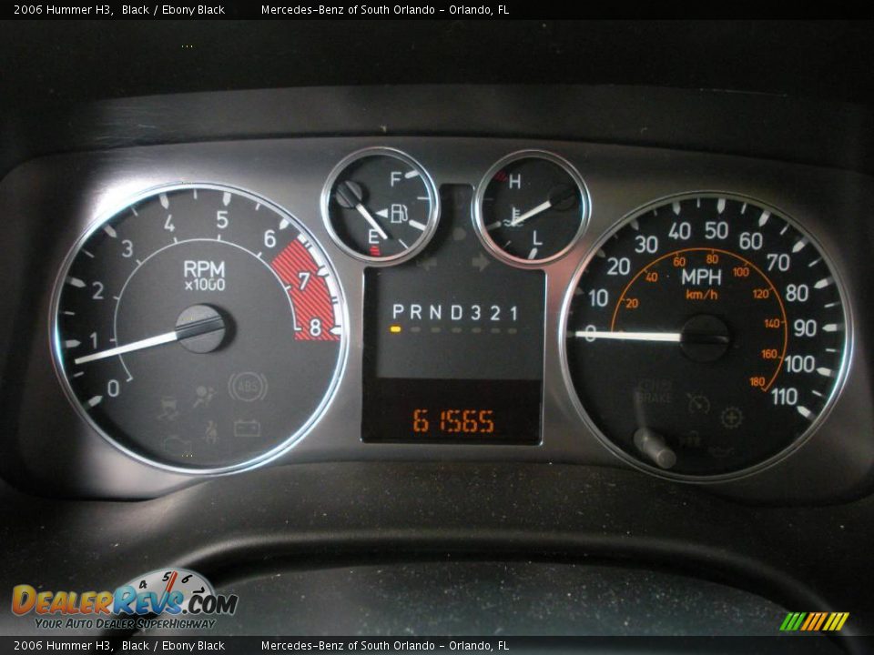 2006 Hummer H3 Black / Ebony Black Photo #19