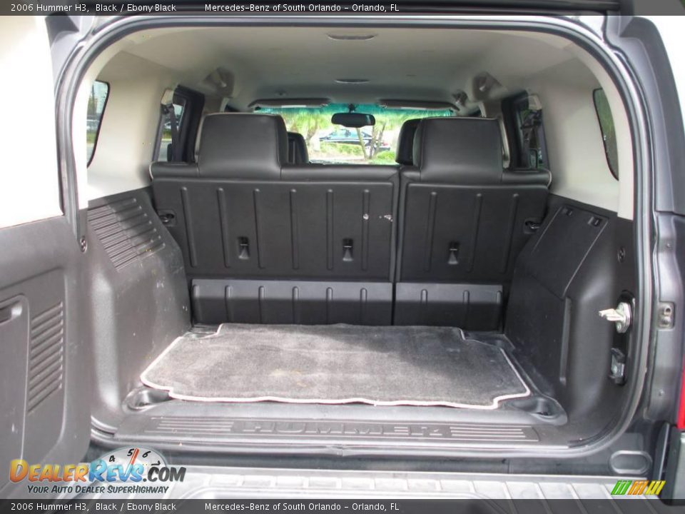 2006 Hummer H3 Black / Ebony Black Photo #22