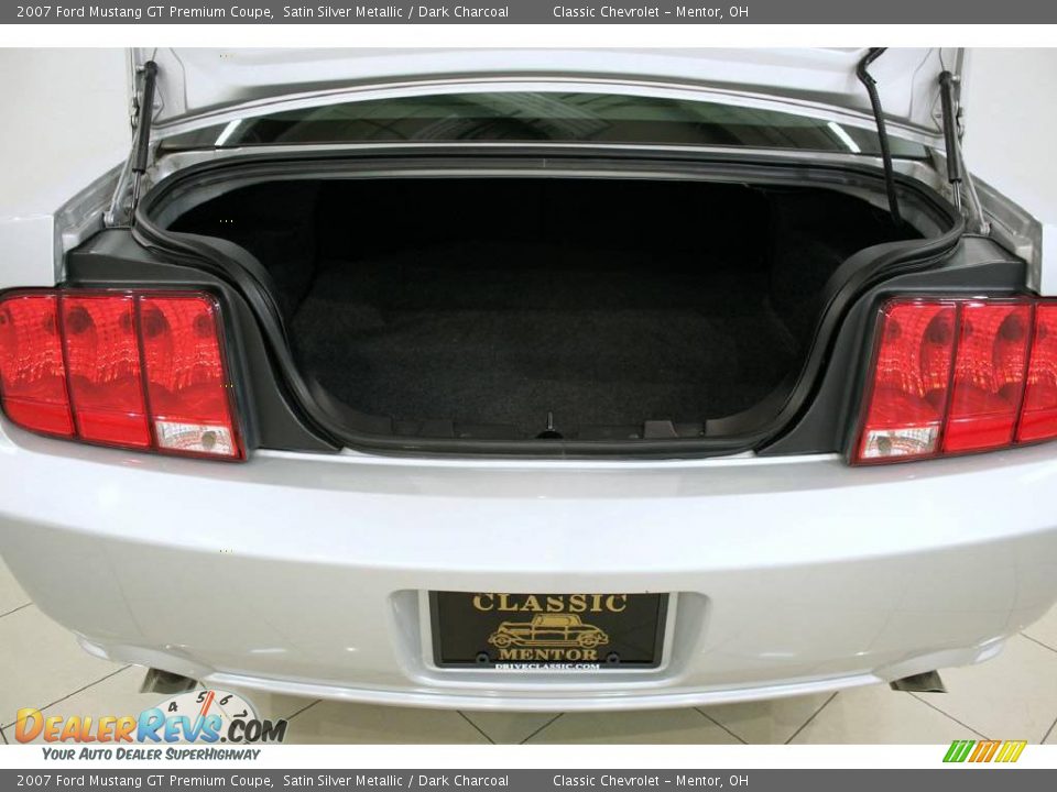 2007 Ford Mustang GT Premium Coupe Satin Silver Metallic / Dark Charcoal Photo #19