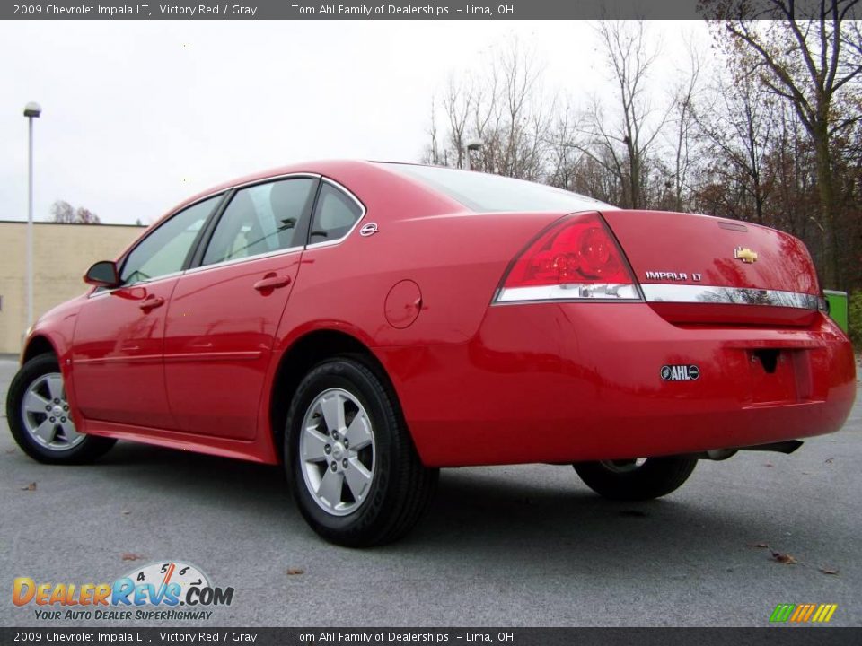 2009 Chevrolet Impala LT Victory Red / Gray Photo #4