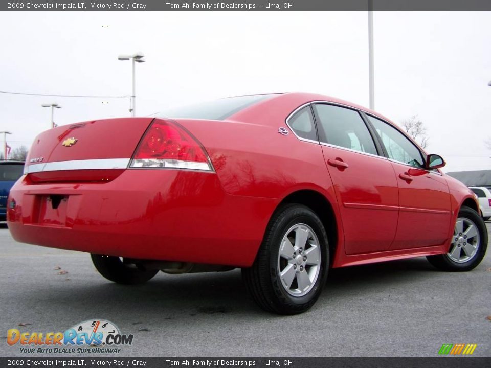 2009 Chevrolet Impala LT Victory Red / Gray Photo #7