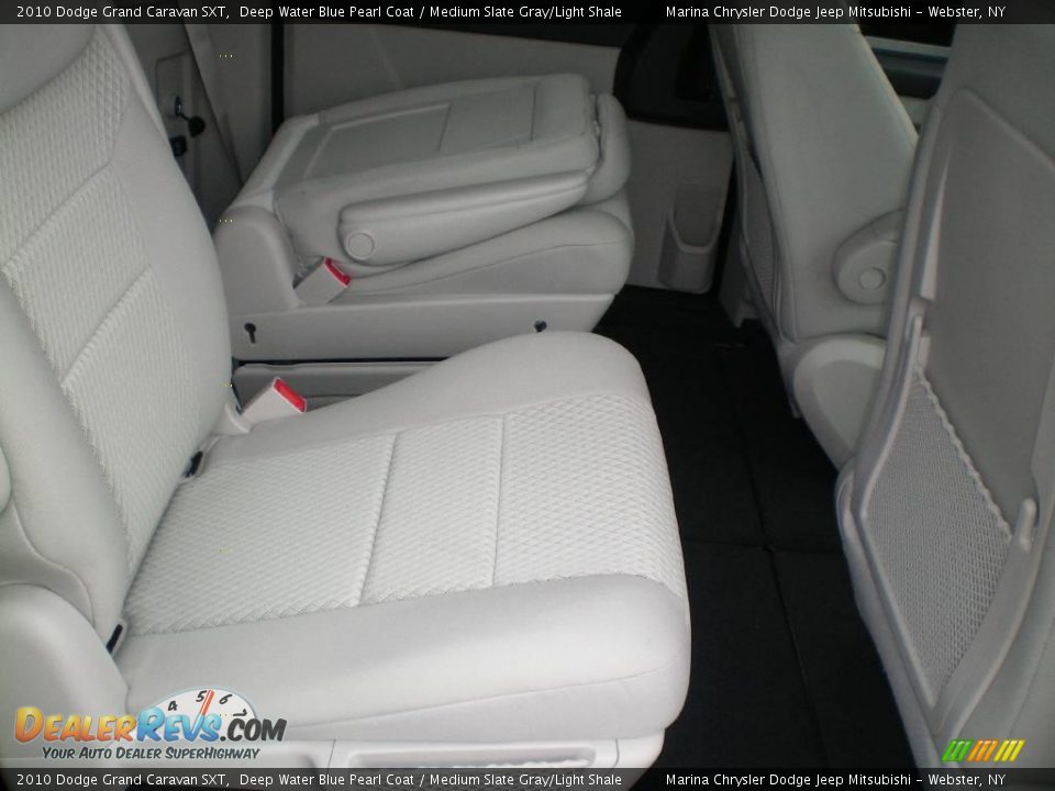 2010 Dodge Grand Caravan SXT Deep Water Blue Pearl Coat / Medium Slate Gray/Light Shale Photo #21