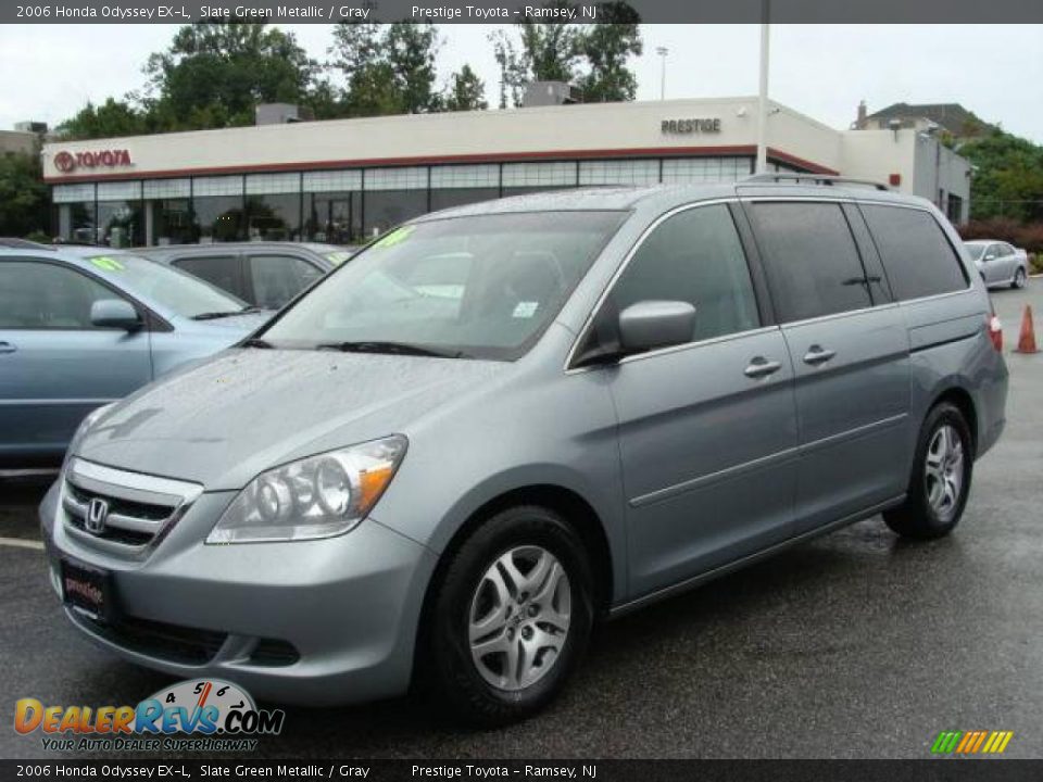 2006 Honda Odyssey EX-L Slate Green Metallic / Gray Photo #1