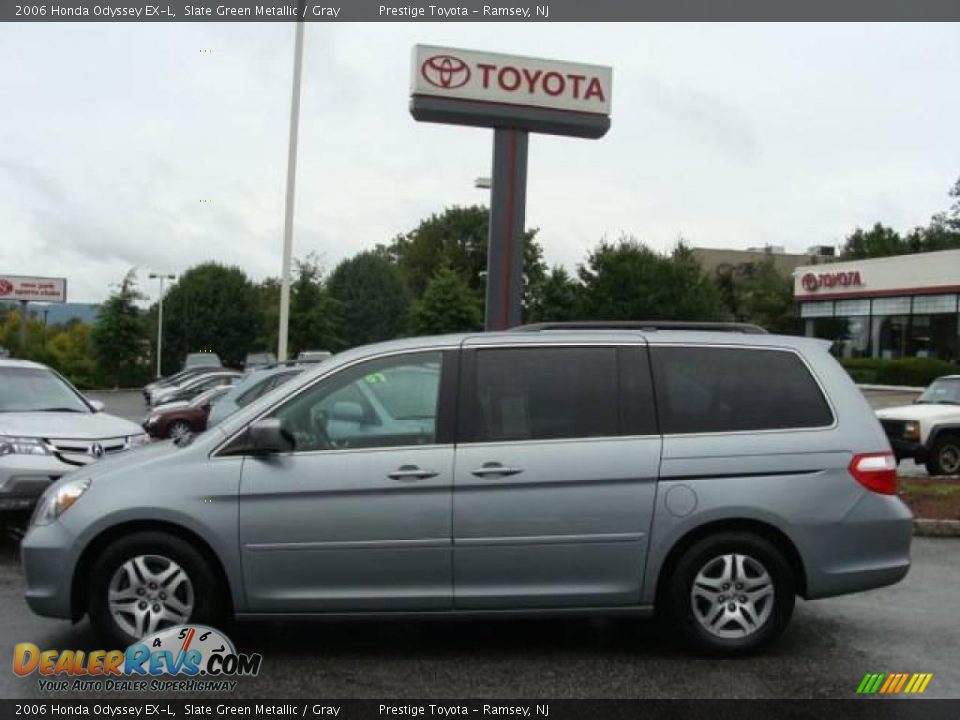 2006 Honda Odyssey EX-L Slate Green Metallic / Gray Photo #3