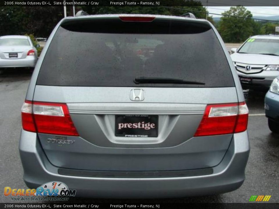 2006 Honda Odyssey EX-L Slate Green Metallic / Gray Photo #5