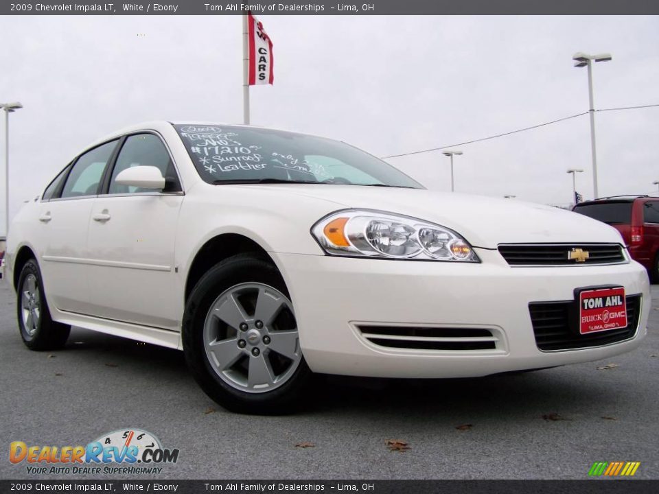 2009 Chevrolet Impala LT White / Ebony Photo #1