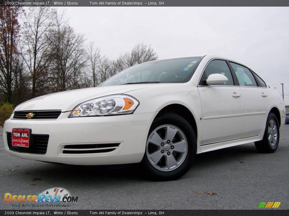 2009 Chevrolet Impala LT White / Ebony Photo #5