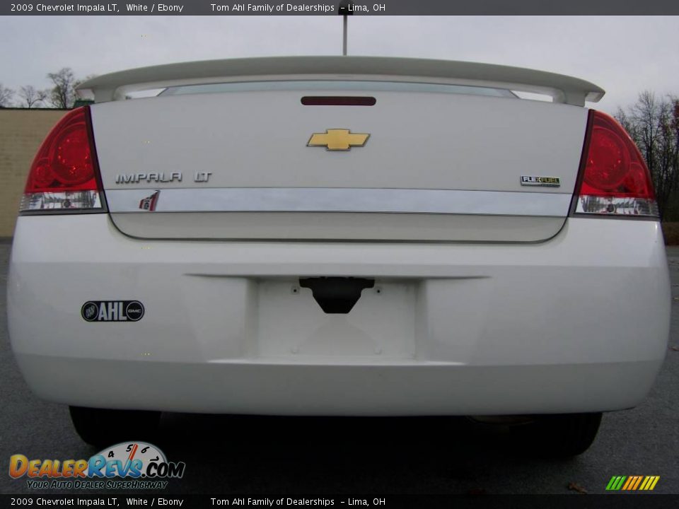 2009 Chevrolet Impala LT White / Ebony Photo #6
