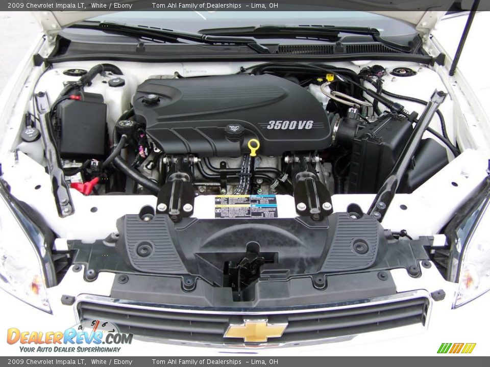 2009 Chevrolet Impala LT White / Ebony Photo #15