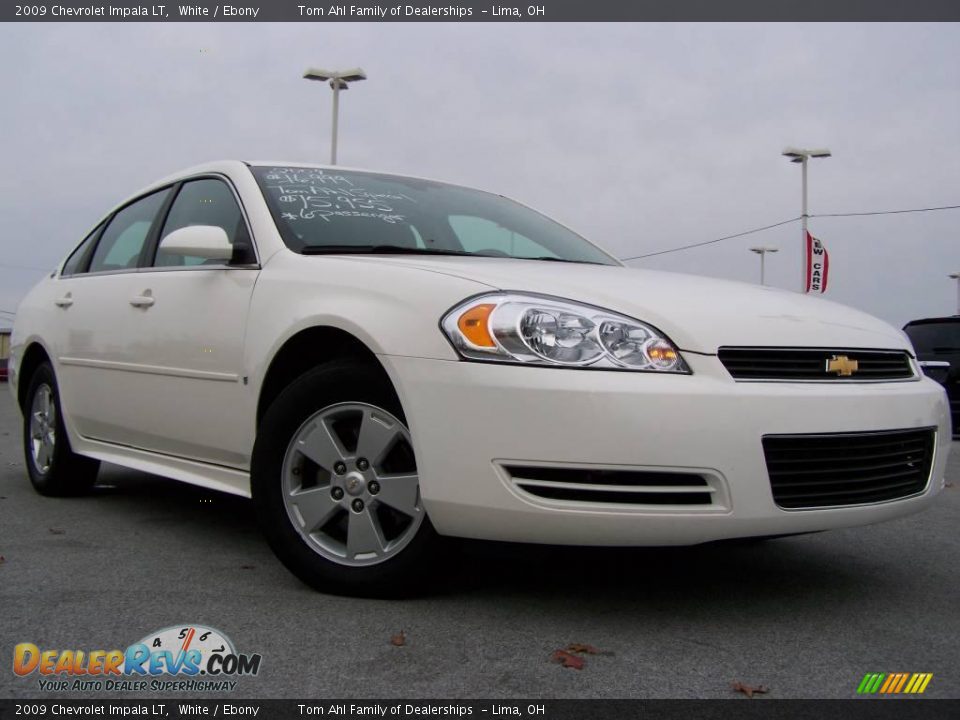 2009 Chevrolet Impala LT White / Ebony Photo #1