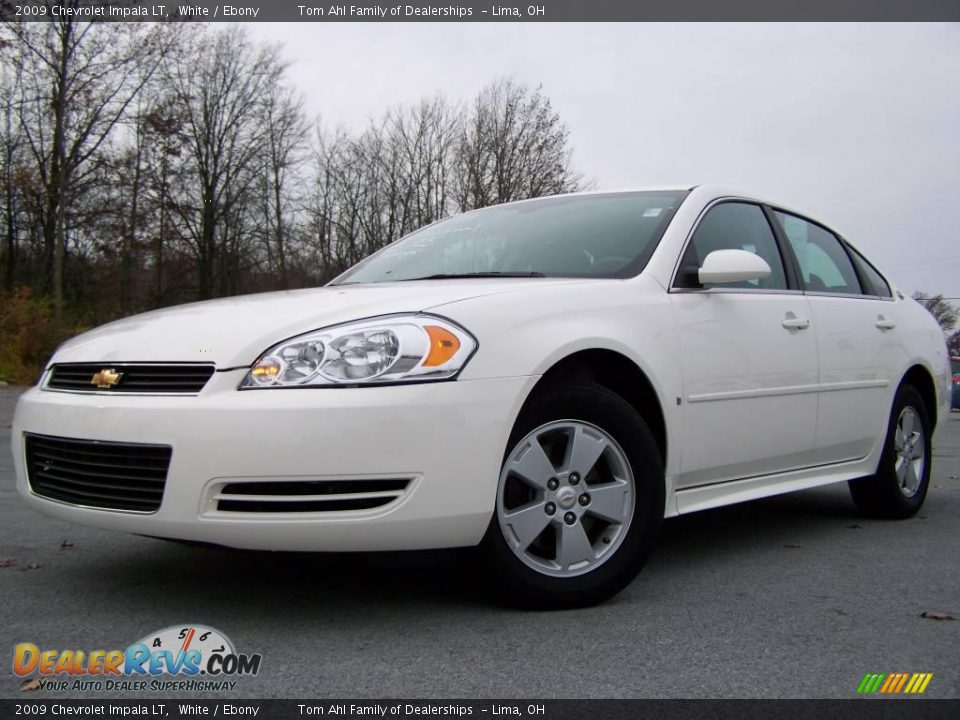 2009 Chevrolet Impala LT White / Ebony Photo #5