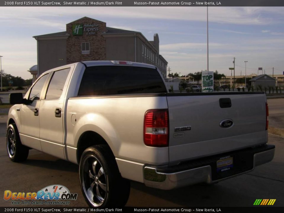 2008 Ford F150 XLT SuperCrew Silver Metallic / Medium/Dark Flint Photo #3