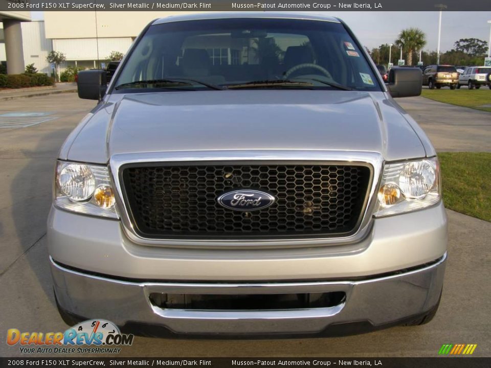 2008 Ford F150 XLT SuperCrew Silver Metallic / Medium/Dark Flint Photo #8