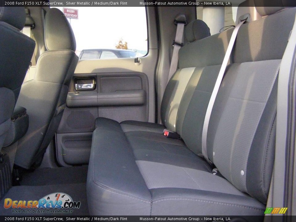2008 Ford F150 XLT SuperCrew Silver Metallic / Medium/Dark Flint Photo #10