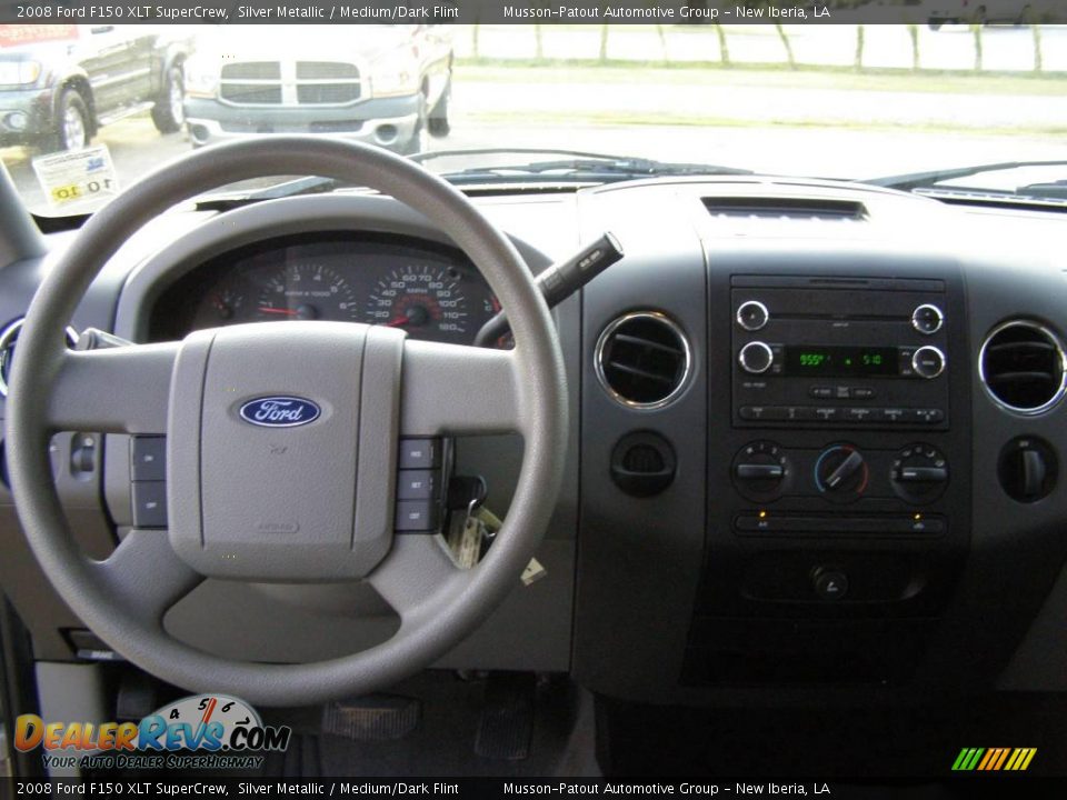 2008 Ford F150 XLT SuperCrew Silver Metallic / Medium/Dark Flint Photo #11