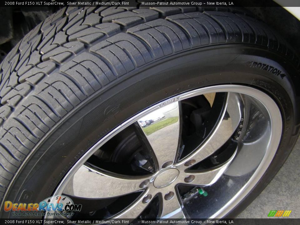 2008 Ford F150 XLT SuperCrew Silver Metallic / Medium/Dark Flint Photo #12