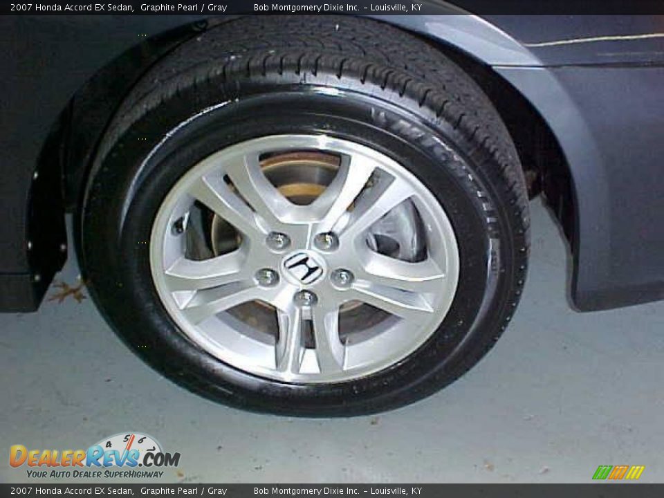 2007 Honda Accord EX Sedan Graphite Pearl / Gray Photo #4