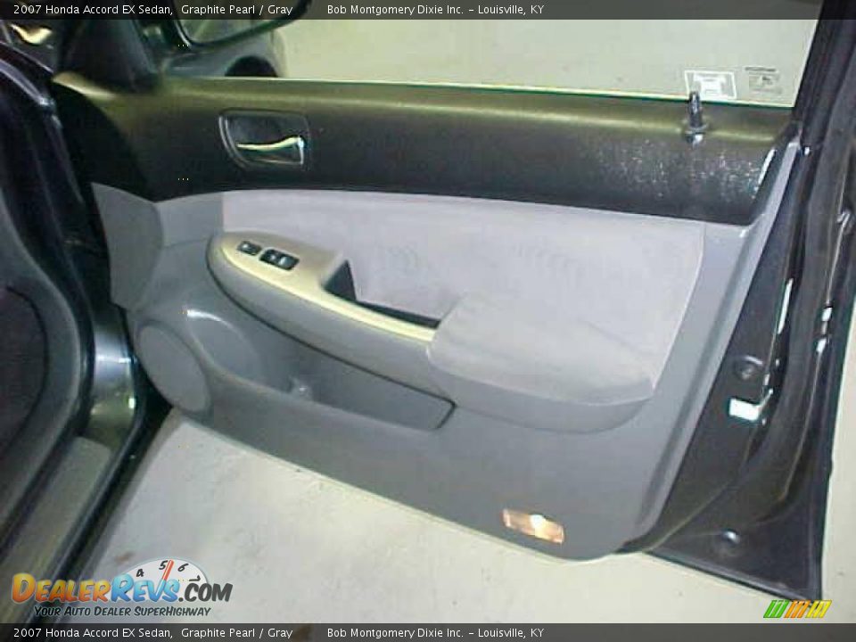 2007 Honda Accord EX Sedan Graphite Pearl / Gray Photo #6