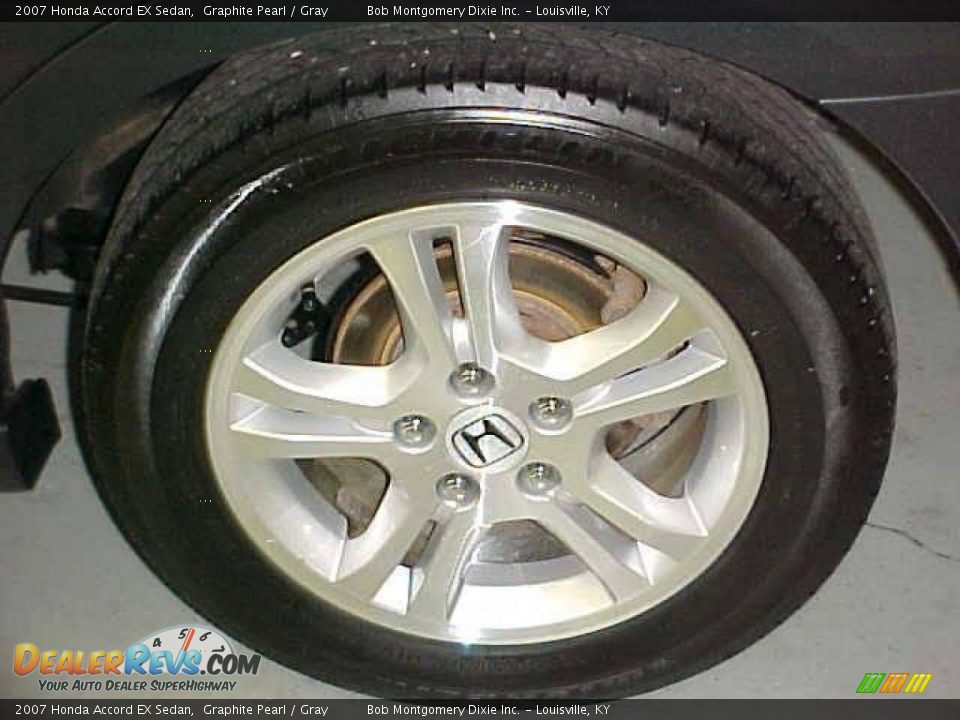 2007 Honda Accord EX Sedan Graphite Pearl / Gray Photo #11