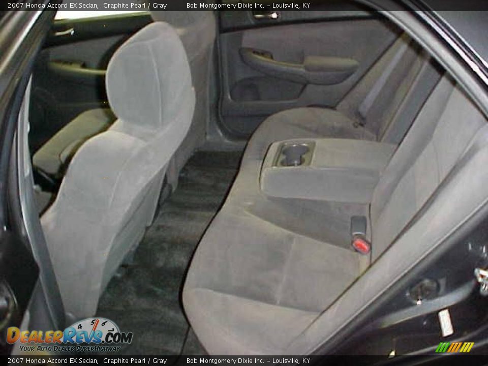 2007 Honda Accord EX Sedan Graphite Pearl / Gray Photo #12
