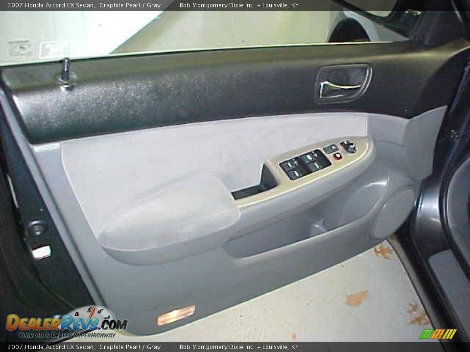 2007 Honda Accord EX Sedan Graphite Pearl / Gray Photo #14