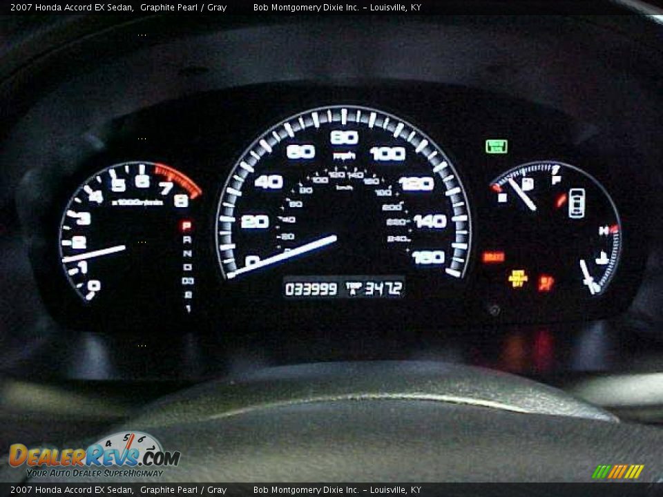 2007 Honda Accord EX Sedan Graphite Pearl / Gray Photo #15