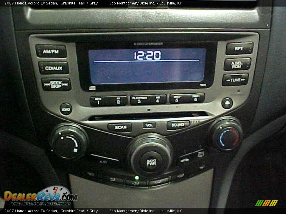 2007 Honda Accord EX Sedan Graphite Pearl / Gray Photo #16