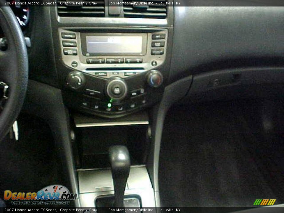 2007 Honda Accord EX Sedan Graphite Pearl / Gray Photo #17