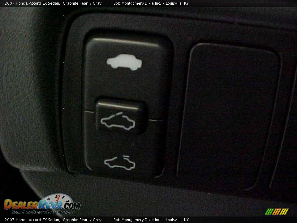2007 Honda Accord EX Sedan Graphite Pearl / Gray Photo #18