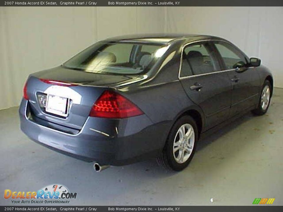 2007 Honda Accord EX Sedan Graphite Pearl / Gray Photo #20