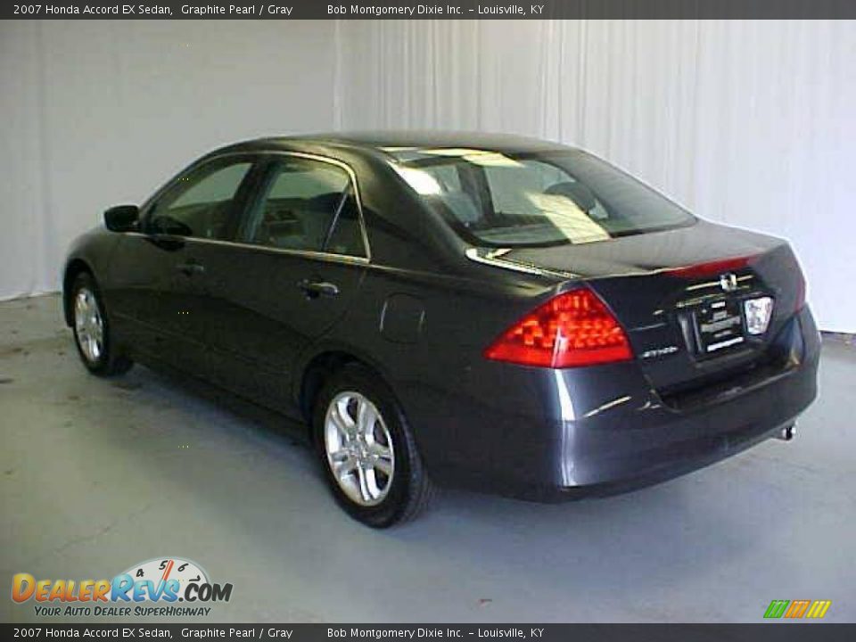 2007 Honda Accord EX Sedan Graphite Pearl / Gray Photo #21