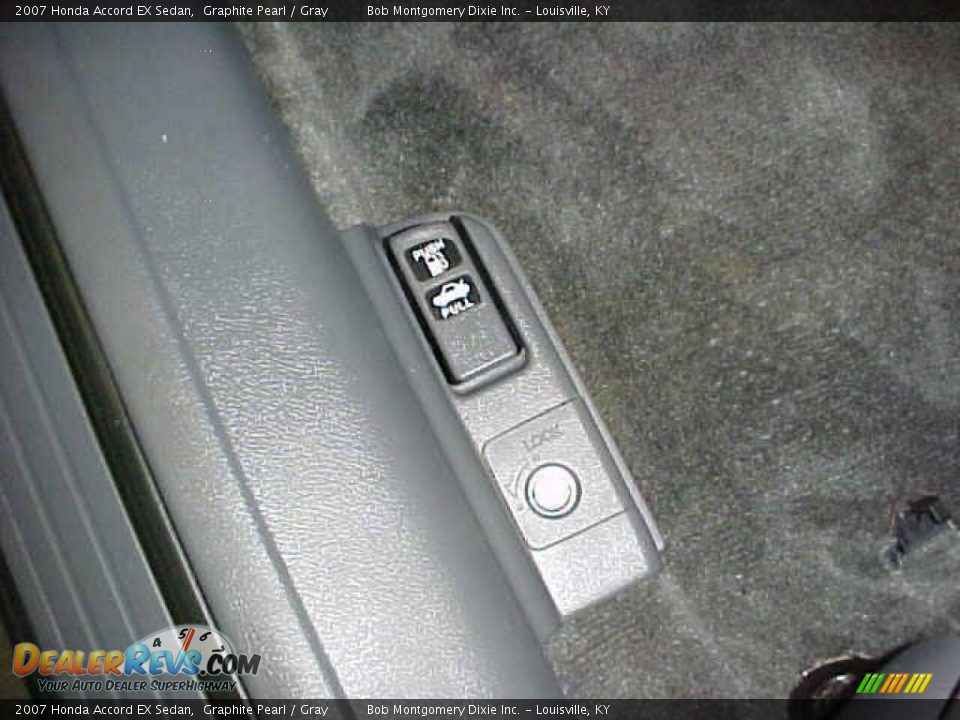 2007 Honda Accord EX Sedan Graphite Pearl / Gray Photo #25