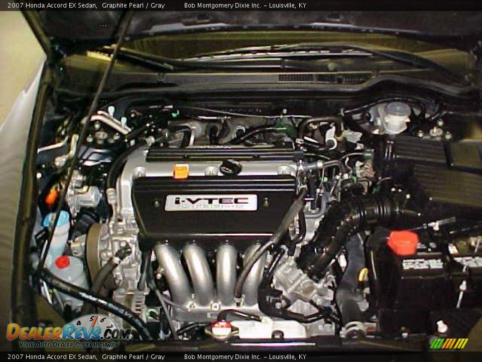 2007 Honda Accord EX Sedan Graphite Pearl / Gray Photo #27