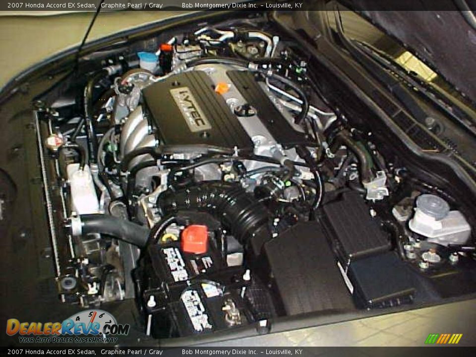 2007 Honda Accord EX Sedan Graphite Pearl / Gray Photo #28