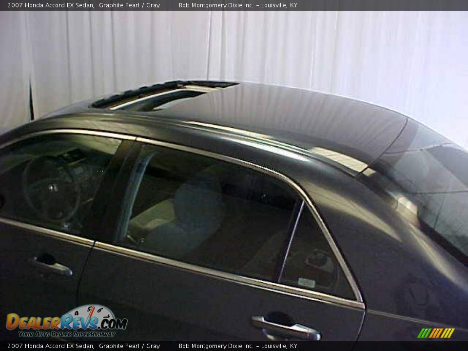 2007 Honda Accord EX Sedan Graphite Pearl / Gray Photo #30