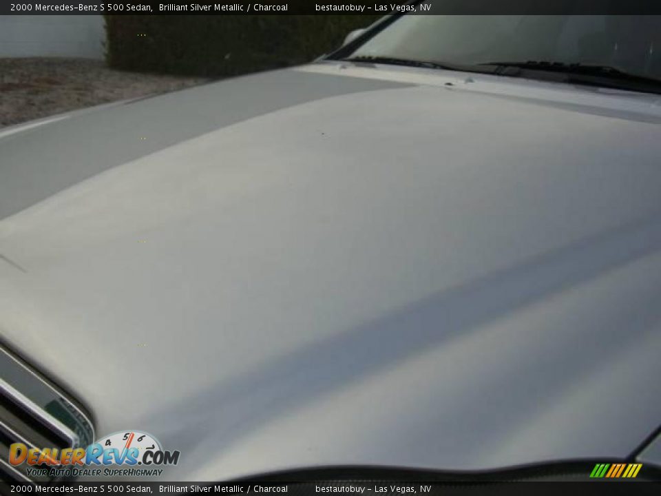 2000 Mercedes-Benz S 500 Sedan Brilliant Silver Metallic / Charcoal Photo #17