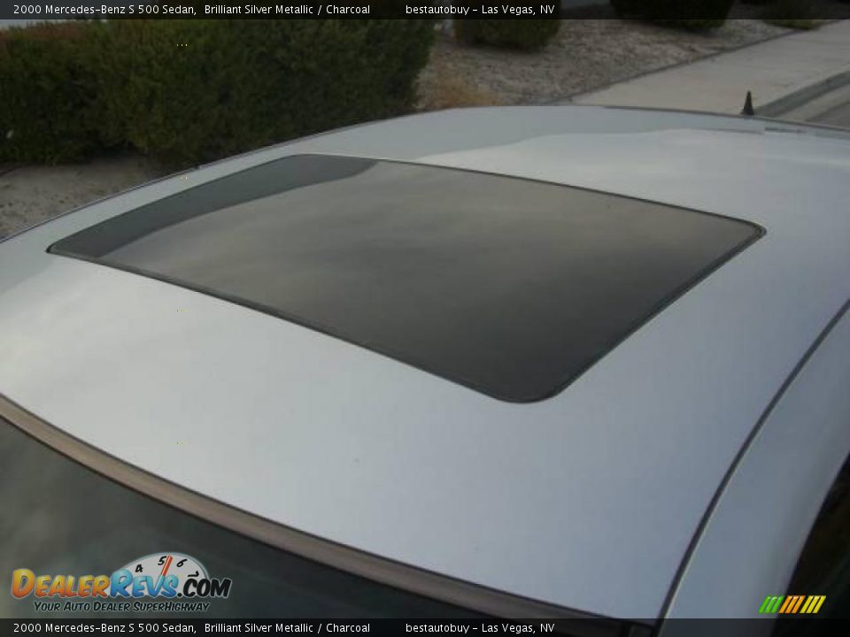 2000 Mercedes-Benz S 500 Sedan Brilliant Silver Metallic / Charcoal Photo #18